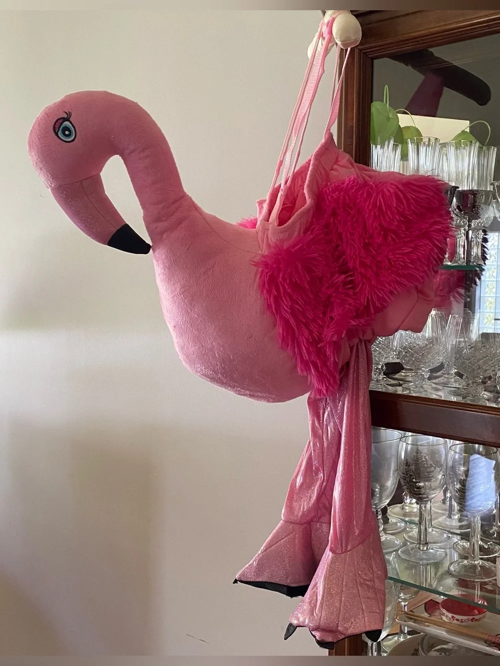 Spirit Pink Flamingo Plush kids Costume